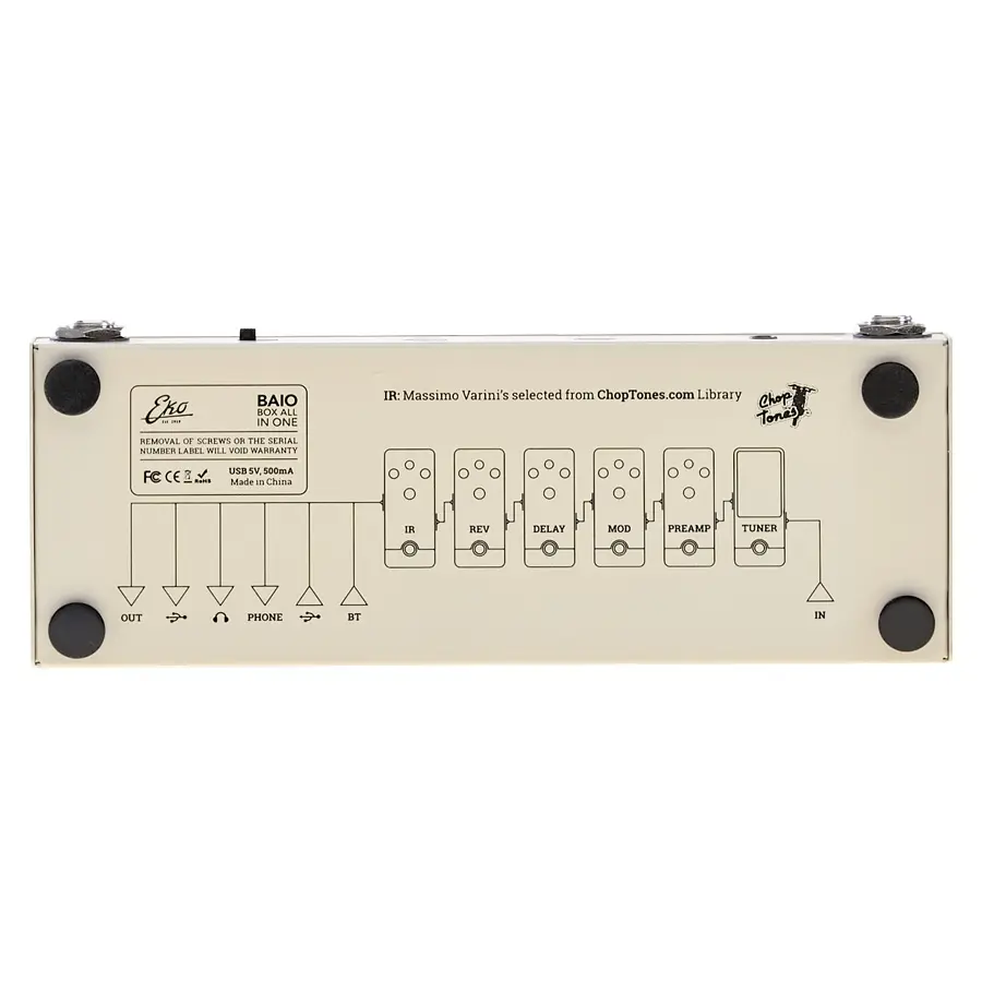 BAIO Pedale Multieffetto con IR integrati